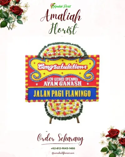Bunga Papan Congratulation di Air Salemba